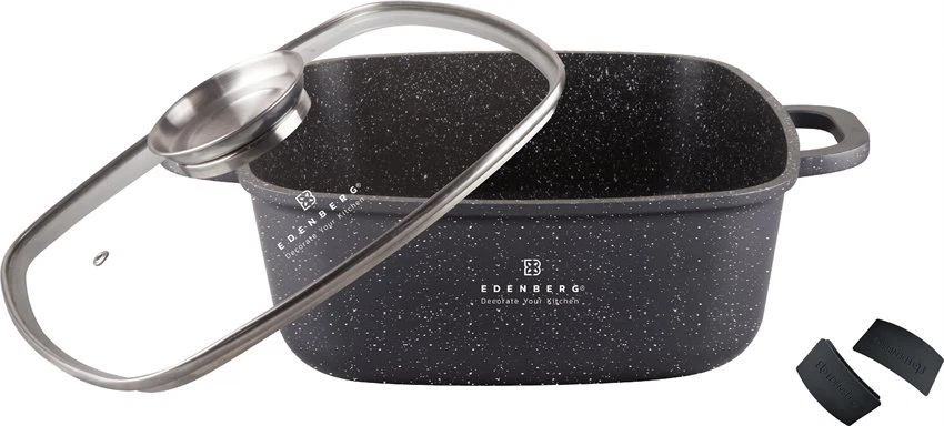 Square Casserole Dish with Glass Lid